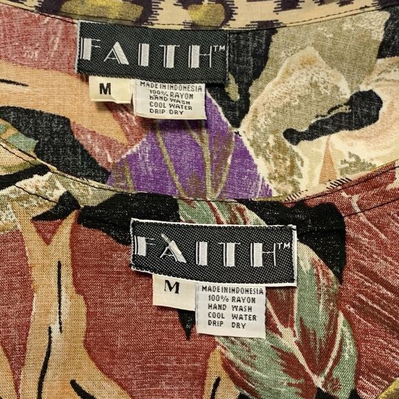 Vintage 90s Beaded Jacket And Tank Top 2pc Set Sz Medium Retro Glam Animal Print - Picture 4 of 12